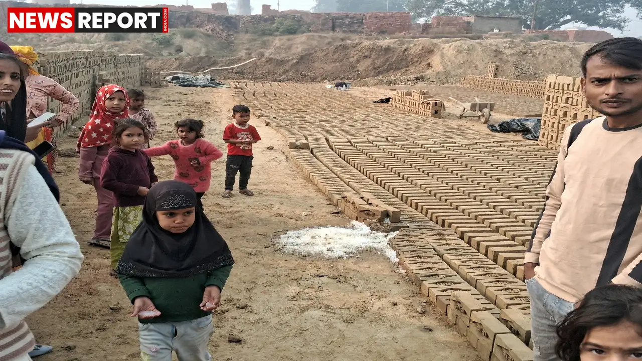 बदायूं में आसमान से गिरी विशाल बर्फ की सिल्ली, धमाके के साथ जमीन पर टकराई