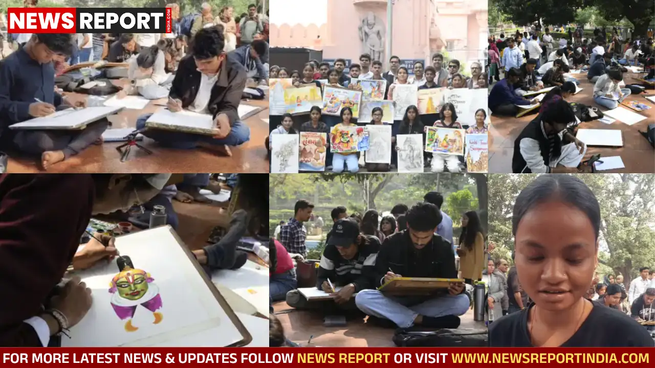 काशी तमिल संगमम  के तहत भव्य पोस्टर प्रतियोगिता का आयोजन, दिखा सांस्कृतिक संगम