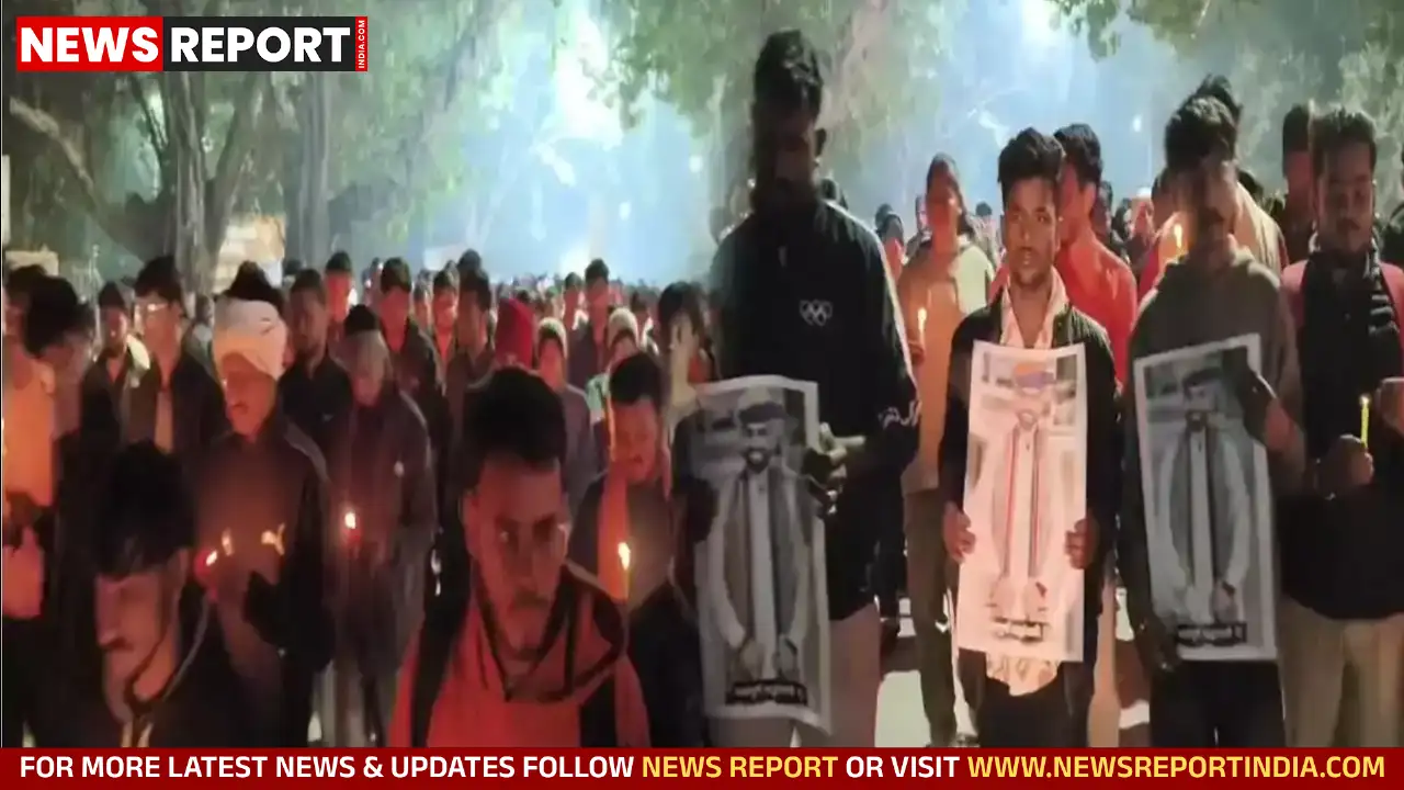वाराणसी: बीएचयू छात्र की मौत के बाद शोक का माहौल, परिसर में कैंडल मार्च वाराणसी: बीएचयू छात्र की मौत के बाद शोक का माहौल, परिसर में कैंडल मार्च