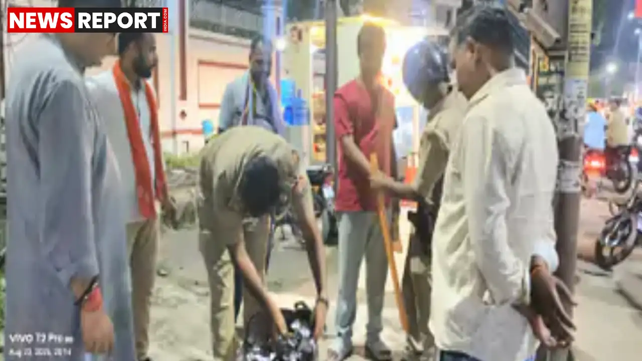 वाराणसी: भाजपा विधायक सौरभ श्रीवास्तव ने रंगेहाथ पकड़े गांजा तस्कर, पुलिस कार्यशैली पर उठे सवाल वाराणसी: भाजपा विधायक सौरभ श्रीवास्तव ने रंगेहाथ पकड़े गांजा तस्कर, पुलिस कार्यशैली पर उठे सवाल