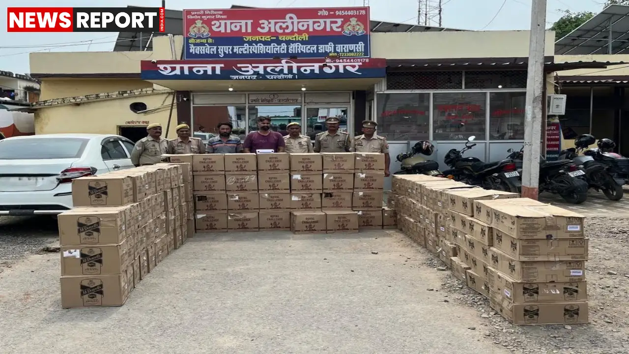 चंदौली पुलिस को बड़ी सफलता, 1.40 करोड़ की अवैध अंग्रेजी शराब बरामद, दो तस्कर गिरफ्तार चंदौली पुलिस को बड़ी सफलता, 1.40 करोड़ की अवैध अंग्रेजी शराब बरामद, दो तस्कर गिरफ्तार