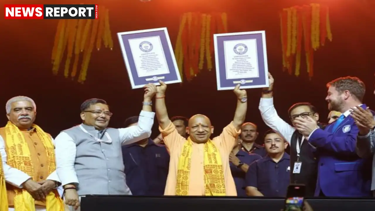 अयोध्या: दीपोत्सव 2025 में सरयू तट पर 26 लाख दीपों से जगमगाई रामनगरी, बना विश्व रिकॉर्ड अयोध्या: दीपोत्सव 2025 में सरयू तट पर 26 लाख दीपों से जगमगाई रामनगरी, बना विश्व रिकॉर्ड