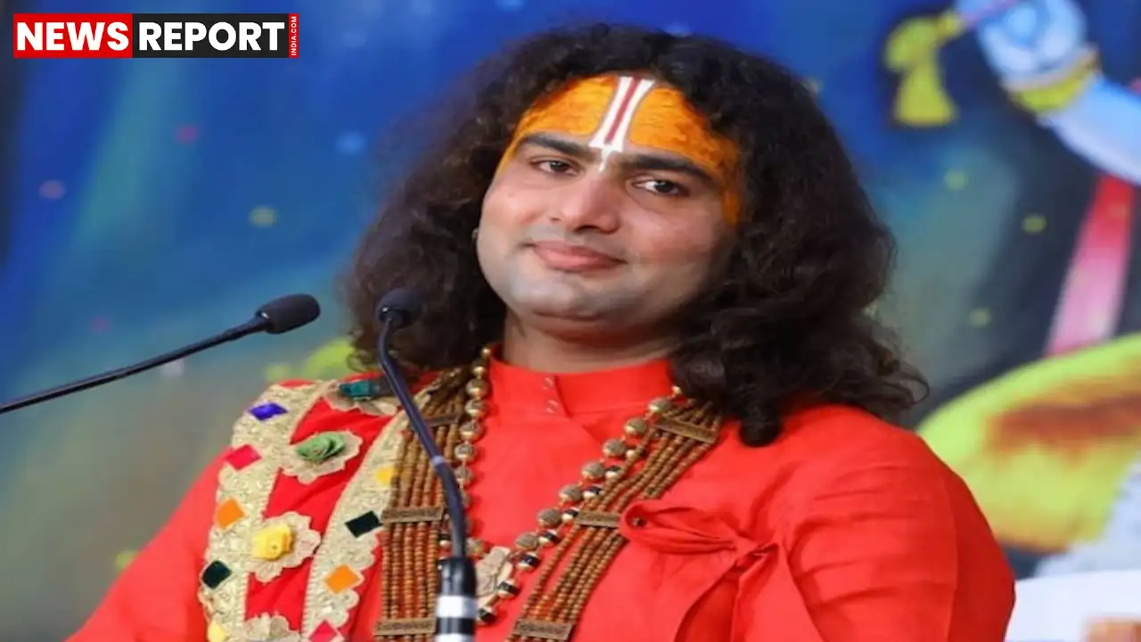 मथुरा में कथावाचक अनिरुद्धाचार्य पर लड़कियों की शादी की उम्र पर आपत्तिजनक टिप्पणी का आरोप, कानूनी कार्रवाई की मांग तेज हुई।