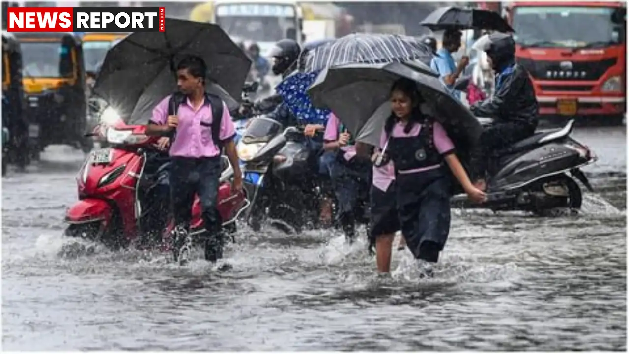 मुंबई सहित महाराष्ट्र में भारी बारिश से जनजीवन अस्त-व्यस्त है, जिससे जलभराव और यातायात में बाधाएं उत्पन्न हो रही हैं।