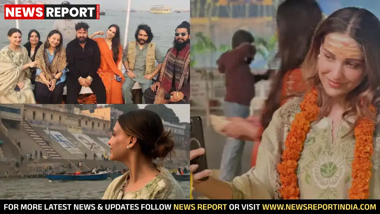 अभिनेत्री हिमांशी खुराना ने वाराणसी में काशी विश्वनाथ मंदिर और गंगा घाटों का दर्शन कर आध्यात्मिक अनुभव साझा किया।