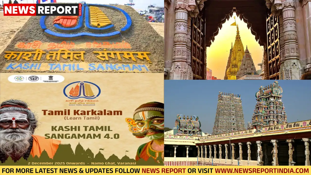 काशी तमिल संगमम का चौथा संस्करण आज नमो घाट पर होगा शुरू, जुड़ेंगे 1400 प्रतिनिधि काशी तमिल संगमम का चौथा संस्करण आज नमो घाट पर होगा शुरू, जुड़ेंगे 1400 प्रतिनिधि