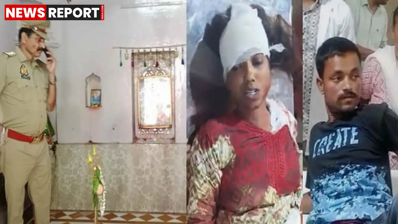 मैनपुरी के शिव मंदिर में युवती को पांच गोलियां मारने वाला आरोपी मुठभेड़ में गिरफ्तार हुआ है जबकि घायल युवती को सैफई रेफर किया गया।