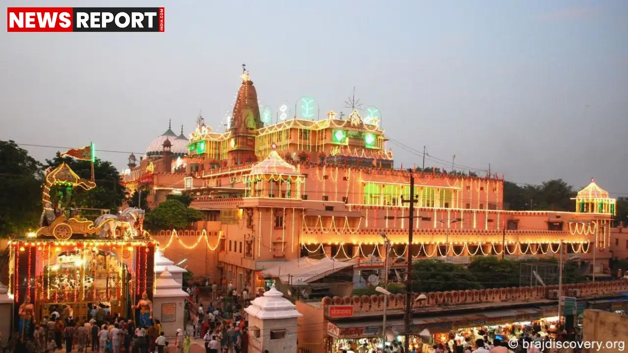 मथुरा: श्रीकृष्ण जन्मस्थान मंदिर में आधी रात हुआ लीलाधर का प्राकट्य, उत्सव में डूबे श्रद्धालु