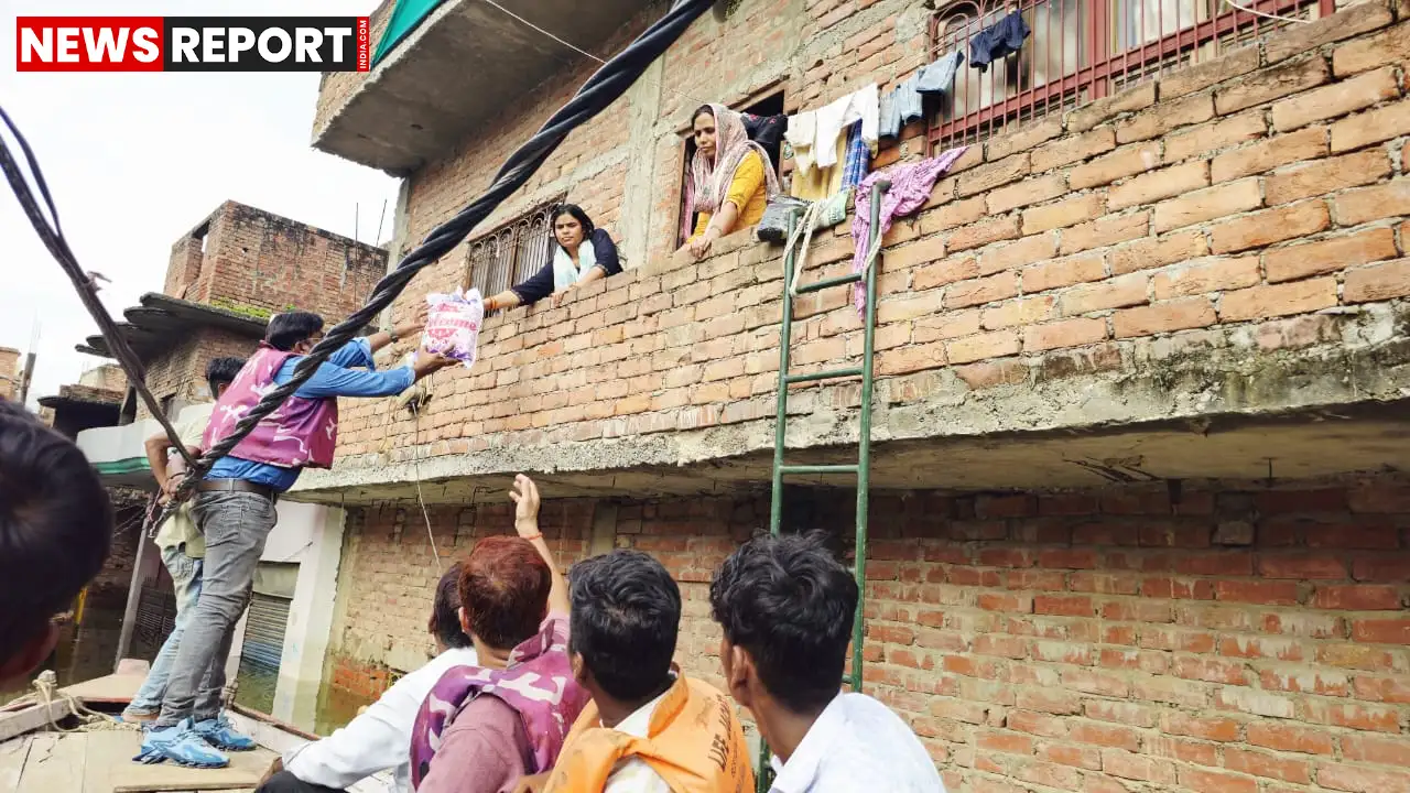वाराणसी: मिशन समाज सेवा ने बाढ़ पीड़ितों में बांटी राहत सामग्री वाराणसी: मिशन समाज सेवा ने बाढ़ पीड़ितों में बांटी राहत सामग्री