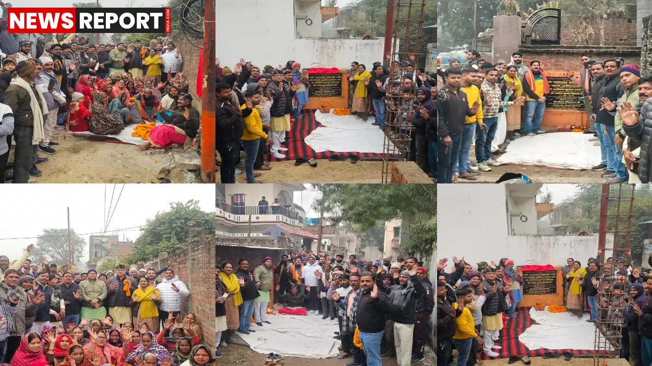 वाराणसी: रामनगर में विधायक सौरभ श्रीवास्तव ने ₹29.30 लाख के चार मार्ग निर्माण का किया शिलान्यास वाराणसी: रामनगर में विधायक सौरभ श्रीवास्तव ने ₹29.30 लाख के चार मार्ग निर्माण का किया शिलान्यास