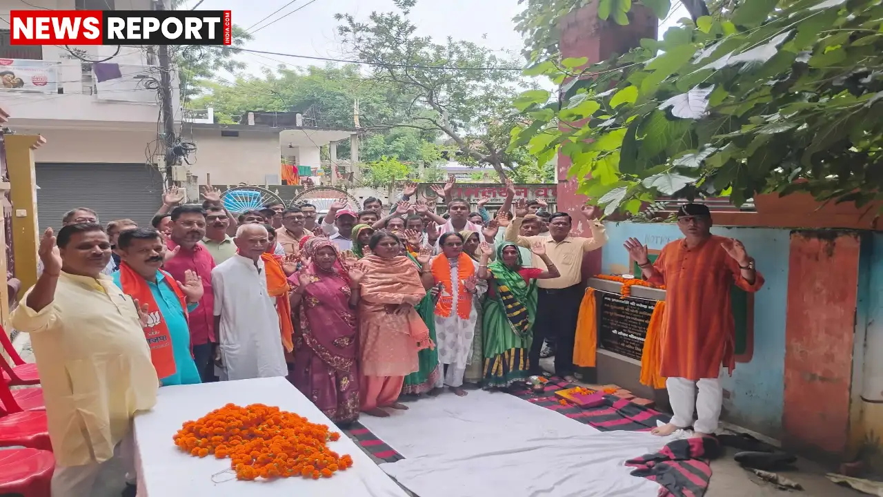 वाराणसी के भगवानपुर में कैंट विधायक सौरभ श्रीवास्तव ने ₹34.05 लाख की जल निकासी व इंटरलॉकिंग सड़क निर्माण परियोजना का शिलान्यास किया।
