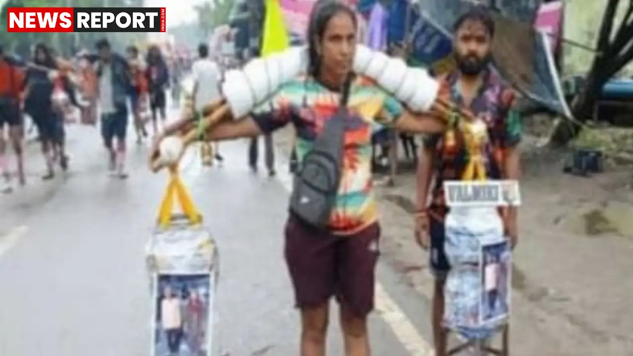 गाजियाबाद में मुस्लिम महिला शबनम ने सनातन धर्म अपनाकर सास-ससुर के लिए 21 लीटर गंगाजल की कांवड़ हरिद्वार से लाई, जो सामाजिक समरसता का प्रतीक है।