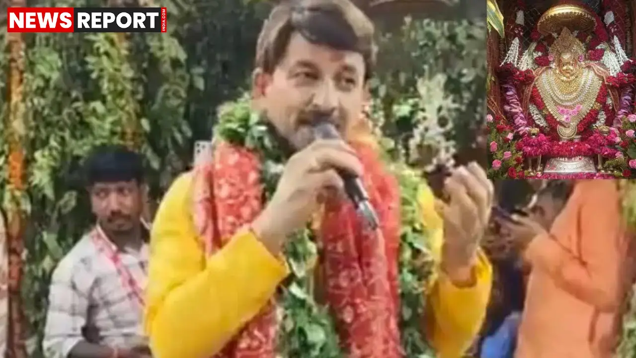 काशी में मां कूष्माण्डा संगीत महोत्सव के पांचवें दिन सांसद मनोज तिवारी ने भक्ति गीतों से समां बांधा, हजारों भक्त झूमे।