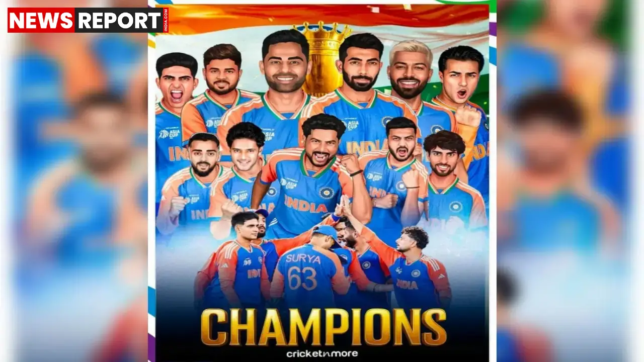 रोमांचक एशिया कप 2025 के फाइनल में भारत ने पाकिस्तान को हराकर नौवीं बार खिताब जीता, तिलक वर्मा 69 रन बनाकर जीत के हीरो रहे।