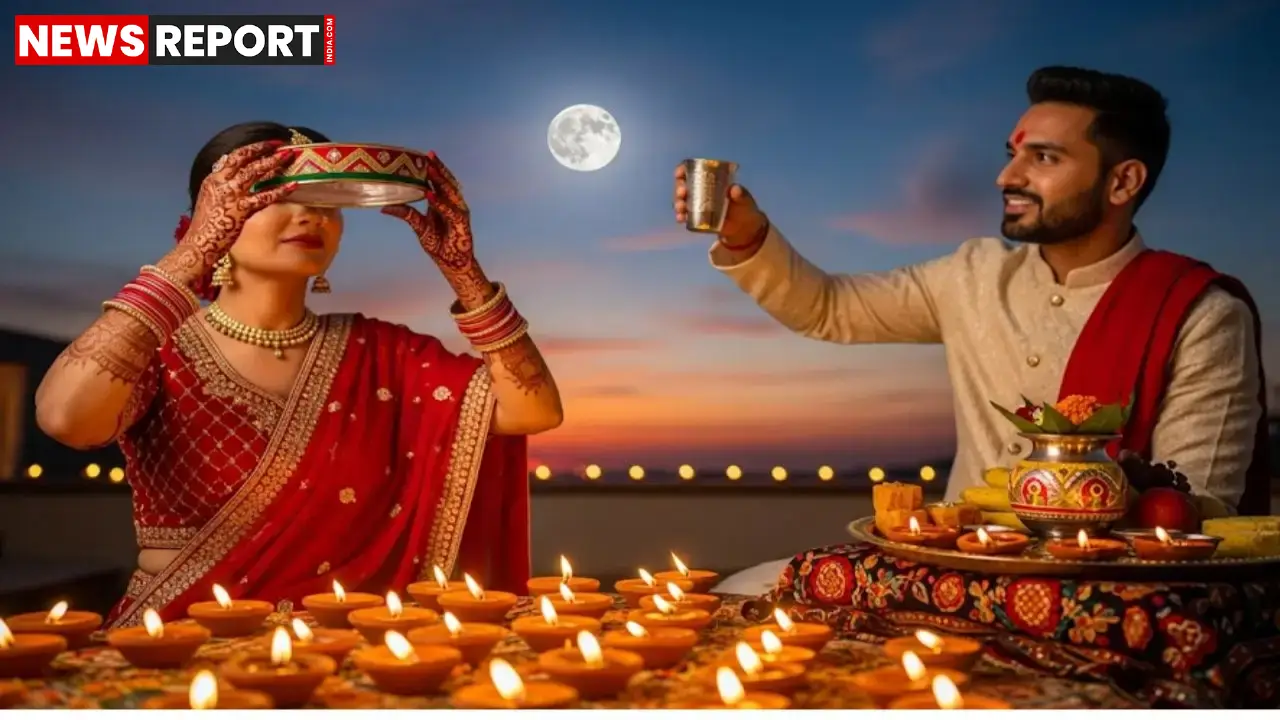 करवा चौथ 2025: अखंड सौभाग्य के लिए विवाहिताएं कल रखेंगी व्रत, चंद्रमा दर्शन से होगा पारण करवा चौथ 2025: अखंड सौभाग्य के लिए विवाहिताएं कल रखेंगी व्रत, चंद्रमा दर्शन से होगा पारण