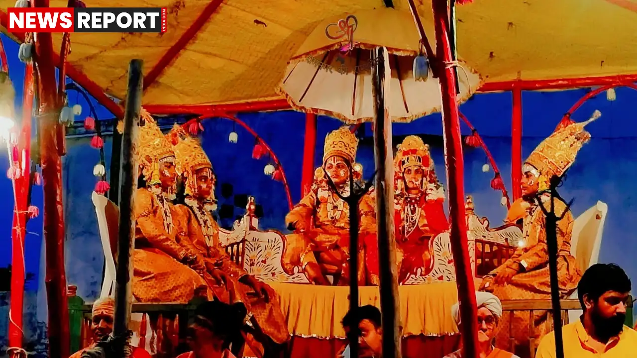 वाराणसी: रामनगर रामलीला में श्रीराम राज्याभिषेक, भोर की आरती ने भक्तों को किया भावविभोर
