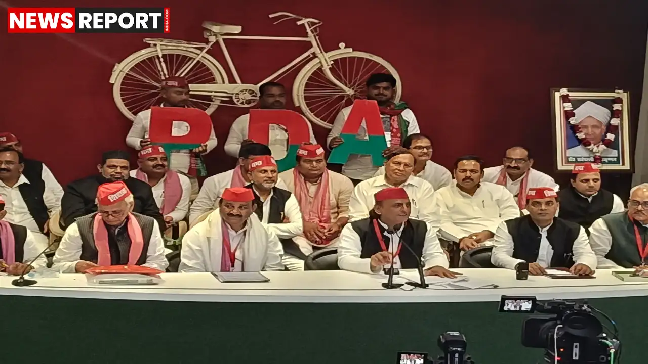 सपा काफिले पर ओवरस्पीडिंग का एक्शन, अखिलेश-डिंपल की गाड़ियों पर 8.47 लाख जुर्माना