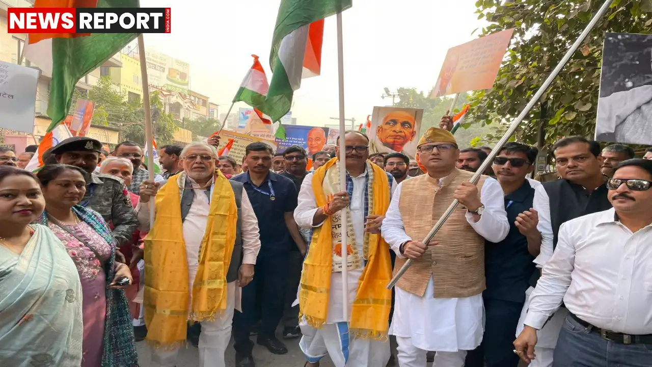 वाराणसी: सरदार पटेल की 150वीं जयंती पर उपमुख्यमंत्री के नेतृत्व में निकली एकता यात्रा वाराणसी: सरदार पटेल की 150वीं जयंती पर उपमुख्यमंत्री के नेतृत्व में निकली एकता यात्रा
