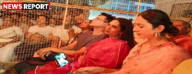 वाराणसी में अभिनेत्री रकुल प्रीत सिंह ने दशाश्वमेध घाट पर गंगा आरती में भाग लिया और काशी विश्वनाथ के दर्शन कर पूजा की।