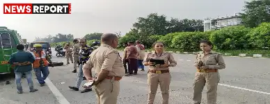 भदोही: दिल्ली से बिहार जा रही एंबुलेंस कंटेनर से टकराई दो महिलाओं की मौत