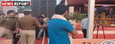 वाराणसी: काशी तमिल संगमम में सुरक्षा घेरा तोड़ युवक मंच के पहुँचा पास, मचा हड़कंप