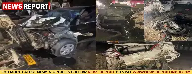 लखनऊ: आईआईएम रोड पर भीषण सड़क हादसा, दो की मौत, कई घायल गंभीर