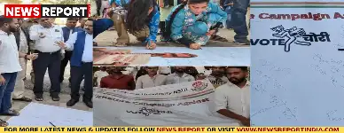 लखनऊ विश्वविद्यालय: NSUI का जोरदार प्रदर्शन, मतदान व मतदाता सूची में पारदर्शिता की मांग