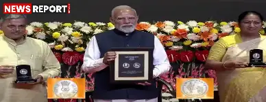 प्रधानमंत्री मोदी ने दिल्ली में आरएसएस के शताब्दी वर्ष समारोह में 100 रुपये का सिक्का और विशेष डाक टिकट जारी किया, राष्ट्र निर्माण में संघ की भूमिका बताई।