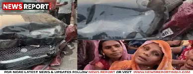 प्रयागराज के राजरूपपुर में दीपावली की पूर्व संध्या पर जगुआर कार ने बाजार में लोगों को रौंदा, एक की मौत, कई घायल, आरोपी चालक गिरफ्तार।