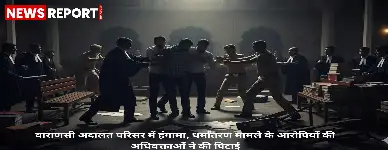 वाराणसी दीवानी कोर्ट में धर्मांतरण आरोपियों पर अधिवक्ताओं का हमला, अफरातफरी का माहौल