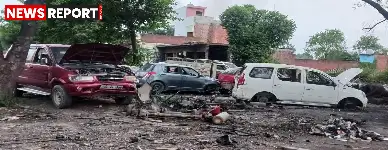 वाराणसी: राजातालाब में अवैध वाहन कटाई का काला कारोबार, लग्जरी गाड़ियाँ बन रहीं कबाड़, पुलिस पर उठे सवाल