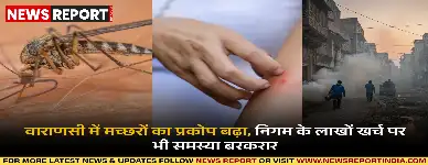 वाराणसी में मच्छरों का प्रकोप बढ़ा, निगम के लाखों खर्च पर भी समस्या बरकरार
