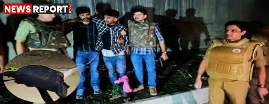 वाराणसी: 25 हज़ारी इनामी बदमाश मुठभेड़ में गिरफ्तार, पुलिस ने पैर में मारी गोली