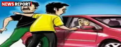 वाराणसी के रामनगर में शातिरों ने कार से मोबिल गिरने का बहाना बनाकर दंपति से लाखों के जेवरात व नकदी उड़ाई।