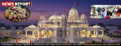 वृंदावन: ठाकुर बांकेबिहारी मंदिर में नववर्ष पर श्रद्धालुओं की भारी भीड़, होटल फुल