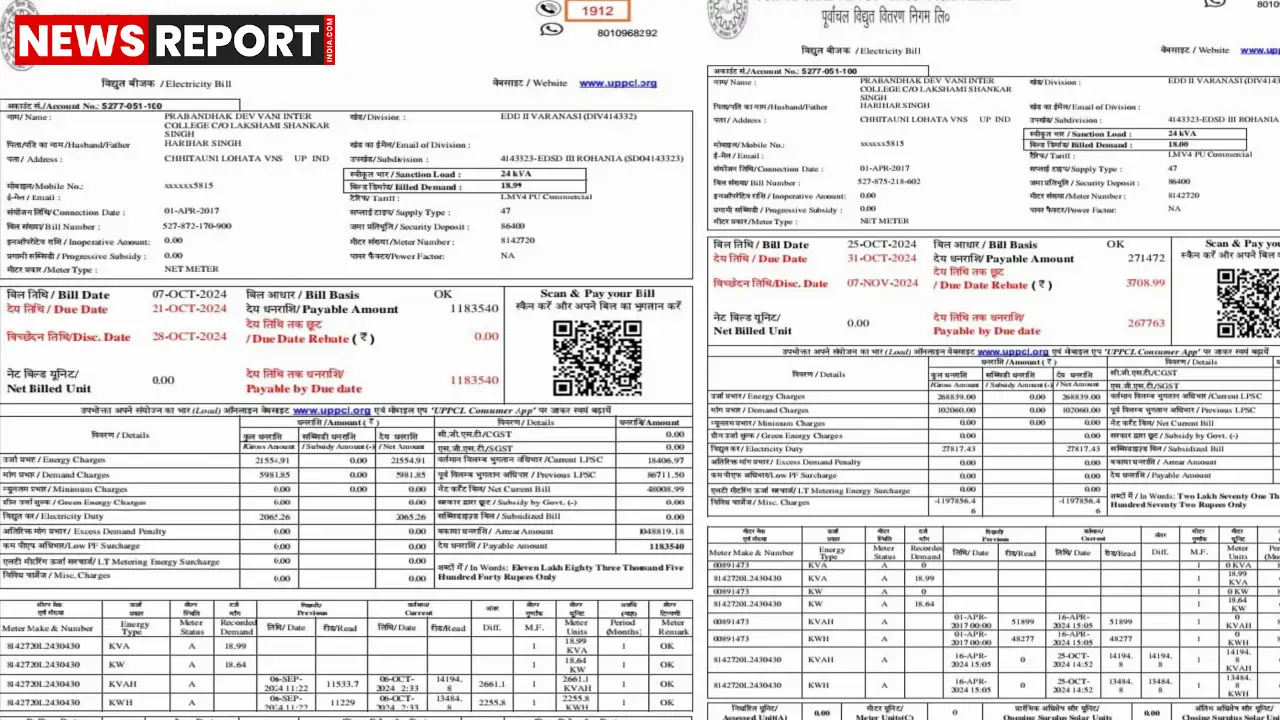 वाराणसी में बिजली बिलों में करोड़ों की हेराफेरी, अभियंताओं और कर्मचारियों पर गंभीर आरोप