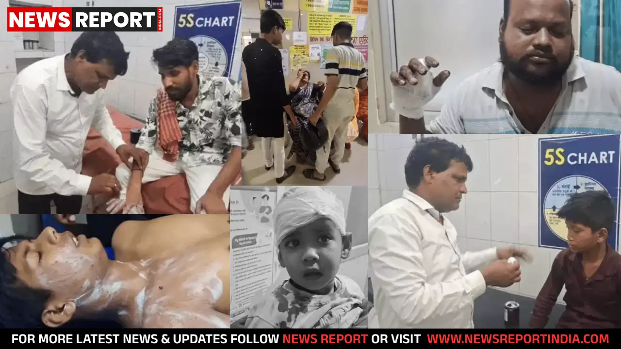 वाराणसी: दीपावली पर अस्पतालों में मरीजों की भीड़ 40 से अधिक लोग पटाखे से घायल हुए वाराणसी: दीपावली पर अस्पतालों में मरीजों की भीड़ 40 से अधिक लोग पटाखे से घायल हुए