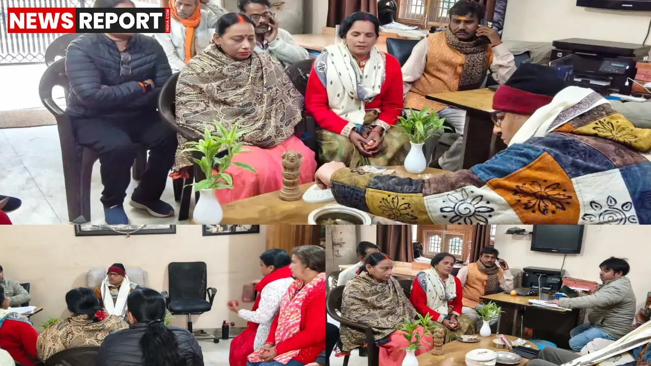 वाराणसी कैंट विधायक सौरभ श्रीवास्तव ने नववर्ष पर जनसुनवाई की, जहां उन्होंने लोगों की समस्याओं को सुना और अधिकारियों को कार्रवाई के निर्देश दिए।