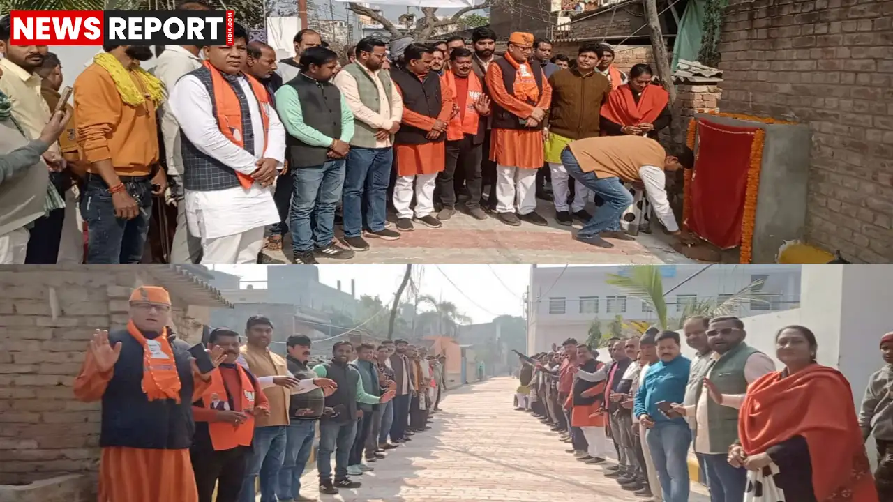 विधायक सौरभ श्रीवास्तव ने वाराणसी के रामपुर भीटी में ₹50.55 लाख के सड़क नाली कार्यों का लोकार्पण कर जनता को जलभराव से राहत दी।