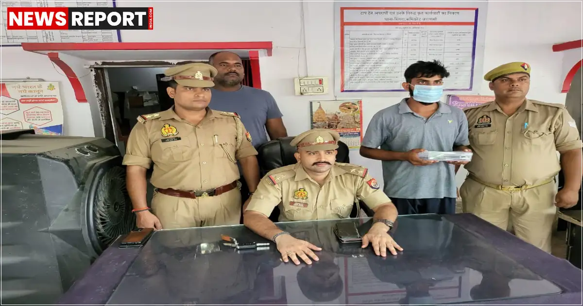 वाराणसी के सिगरा थाना पुलिस ने एक युवक को अवैध पिस्टल और 9 जिंदा कारतूस के साथ गिरफ्तार किया, पिस्टल पर "ONLY FOR ARMY SUPPLY" और "USA NO 7111" अंकित होने से पुलिस जाँच में जुटी।
