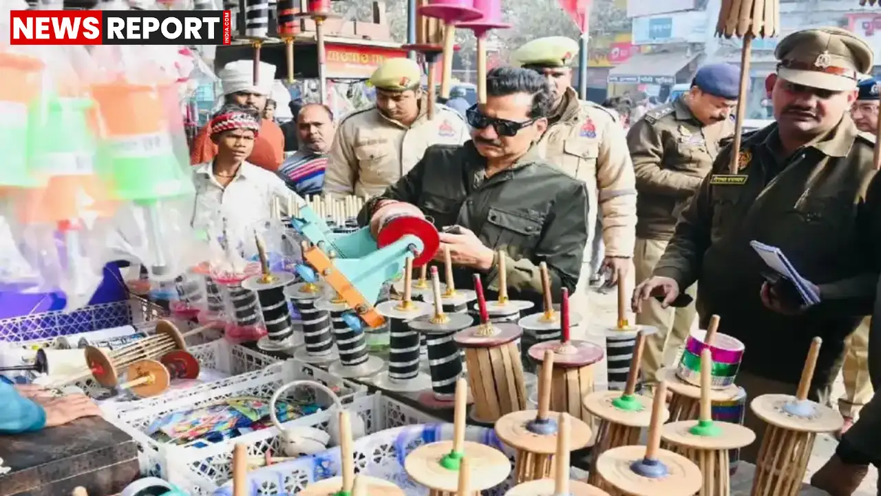 वाराणसी पुलिस ने मकर संक्रांति से पहले जानलेवा चाइनीज मांझे पर बड़ी कार्रवाई की, 6 गिरफ्तार, 202 किलो मांझा जब्त हुआ।