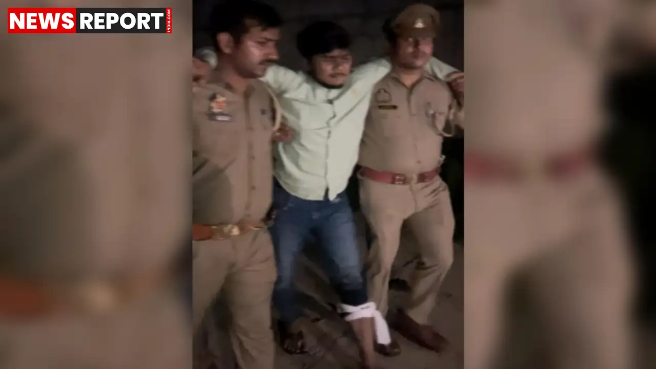 वाराणसी के चौबेपुर में हिस्ट्रीशीटर पर गोली चलाने का मुख्य आरोपी अंकित सिंह पुलिस मुठभेड़ में घायल होकर गिरफ्तार हुआ, उसके पैर में गोली लगी।