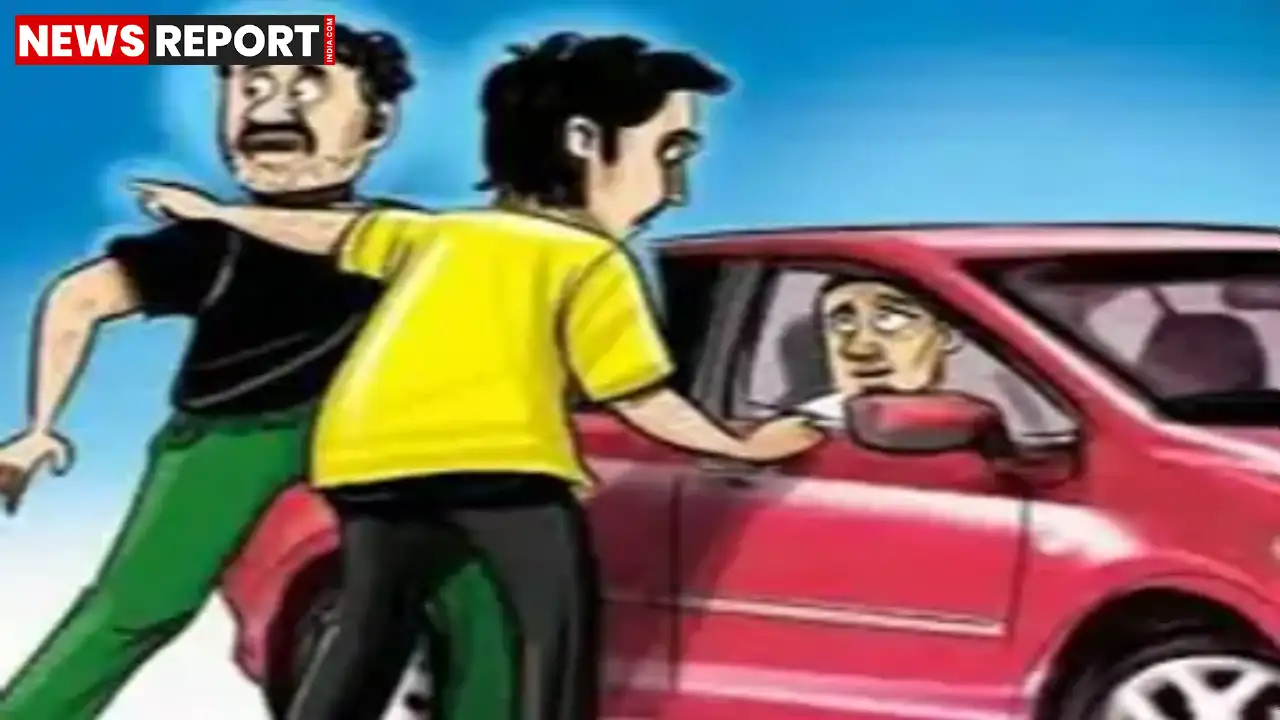 वाराणसी के रामनगर में शातिरों ने कार से मोबिल गिरने का बहाना बनाकर दंपति से लाखों के जेवरात व नकदी उड़ाई।