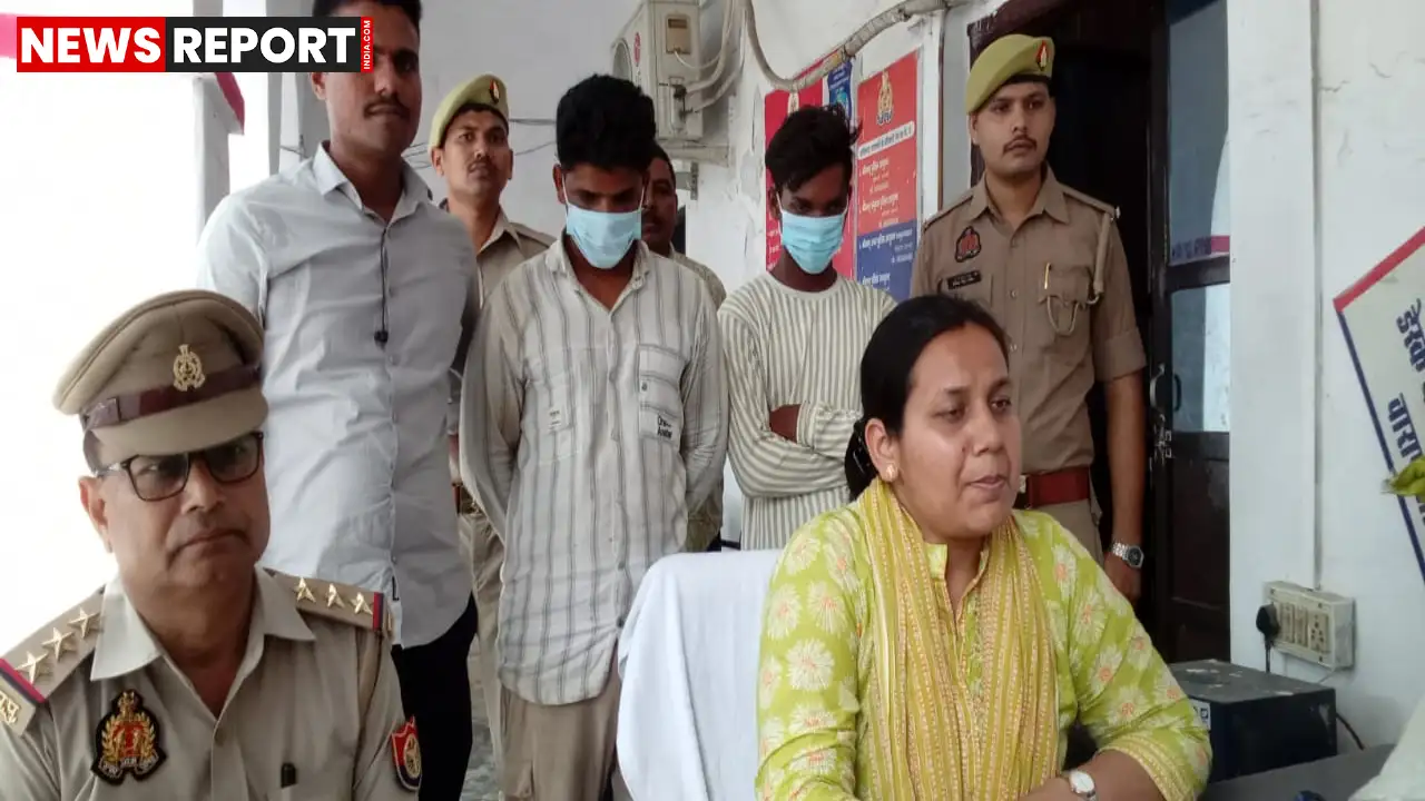 वाराणसी के रामनगर में निर्माणाधीन भवन से चोरी हुई मशीनों के मामले में पुलिस ने दो आरोपियों को गिरफ्तार किया, जबकि तीसरा आरोपी फरार है, चोरी का सामान बरामद।