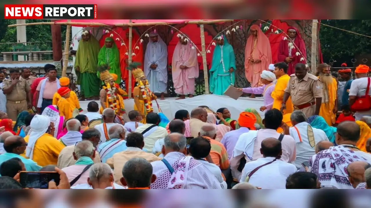 सजीव हुई त्रेतायुग की छवि, रामनगर रामलीला में श्रीराम लक्ष्मण का जनकपुर में हुआ, आगमन