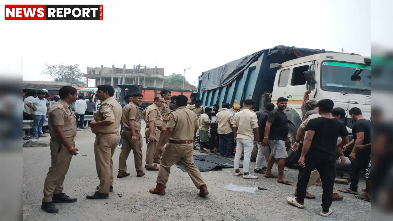 वाराणसी: रामनगर में भीषण सड़क हादसा, हाइवा की टक्कर से एक ही परिवार के तीन की दर्दनाक मौत