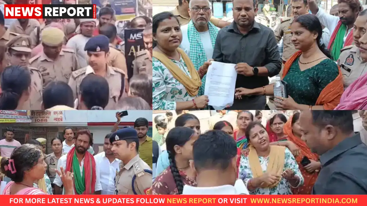 वाराणसी: मारुति नगर में सीवर जलभराव से गुस्साई जनता ने किया सड़क जाम, सपा नेता हिरासत में वाराणसी: मारुति नगर में सीवर जलभराव से गुस्साई जनता ने किया सड़क जाम, सपा नेता हिरासत में