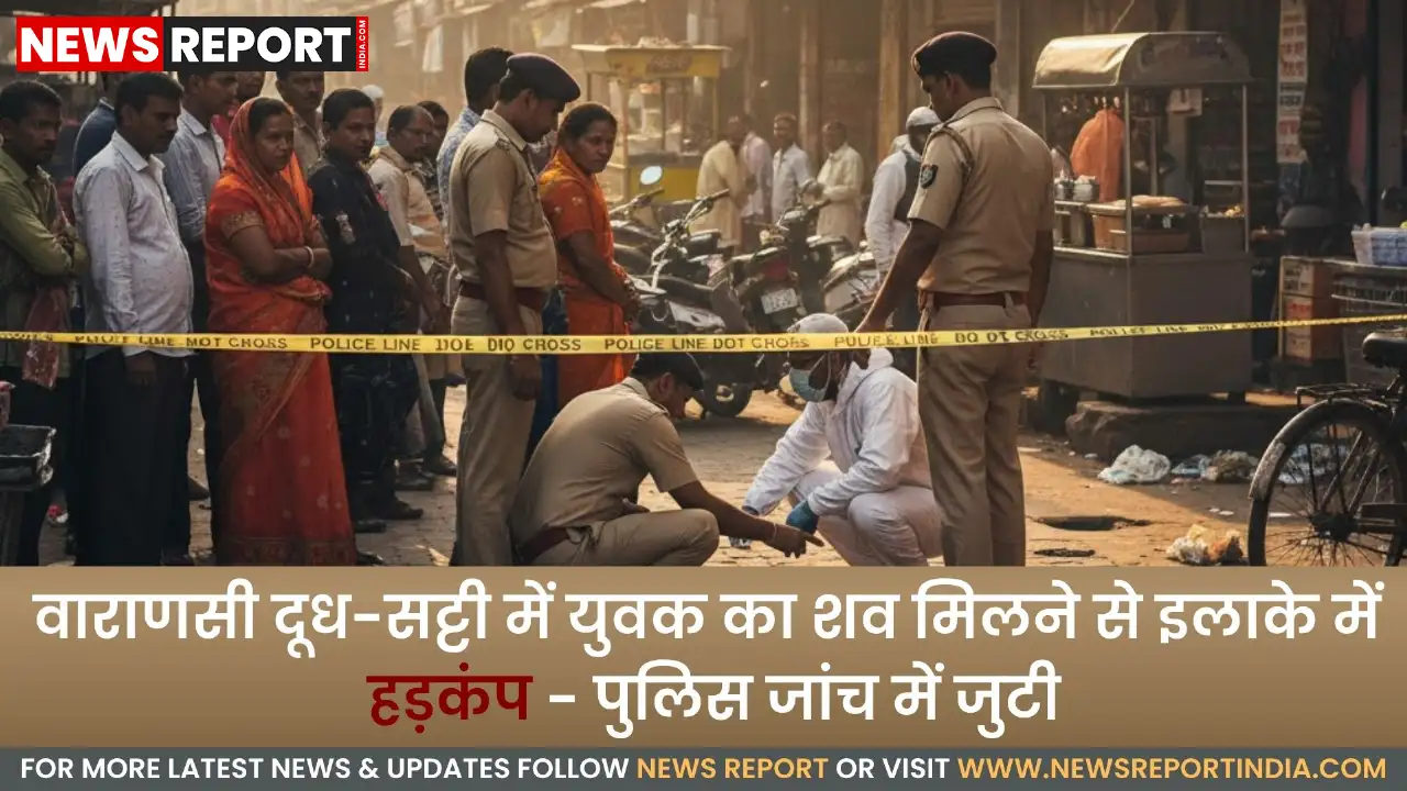 वाराणसी: भोजूवीर इलाके में युवक का शव बरामद, पुलिस ने शुरू की जांच, हत्या या हादसा वाराणसी: भोजूवीर इलाके में युवक का शव बरामद, पुलिस ने शुरू की जांच, हत्या या हादसा