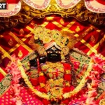 वृंदावन श्रीबांकेबिहारी मंदिर परिसर में पुलिस जांच और सुरक्षा व्यवस्था का दृश्य