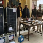 भदोही पुलिस द्वारा इनवर्टर-बैटरी चोरों की गिरफ्तारी